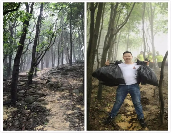 博皓人所到之處，皆無垃圾，滿滿當(dāng)當(dāng)?shù)拇? width=