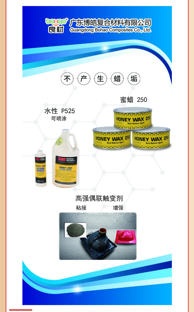 第26屆復(fù)材展廣東博皓熱推產(chǎn)品：美國Stoner脫模劑、高強(qiáng)偶聯(lián)觸變劑