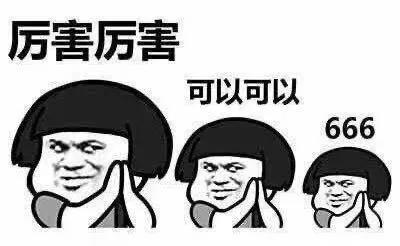 厲害厲害，可以可以，666