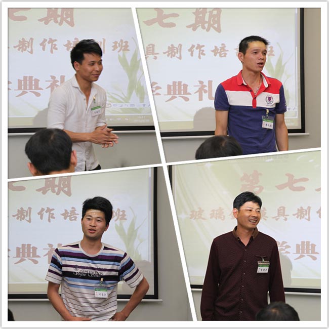 學(xué)員積極上臺做自我介紹，會議氣氛熱烈