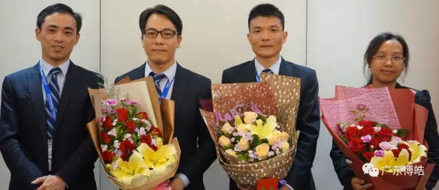 銷售冠軍賴建明、銷售亞軍郭家偉、銷售季軍賴紹英